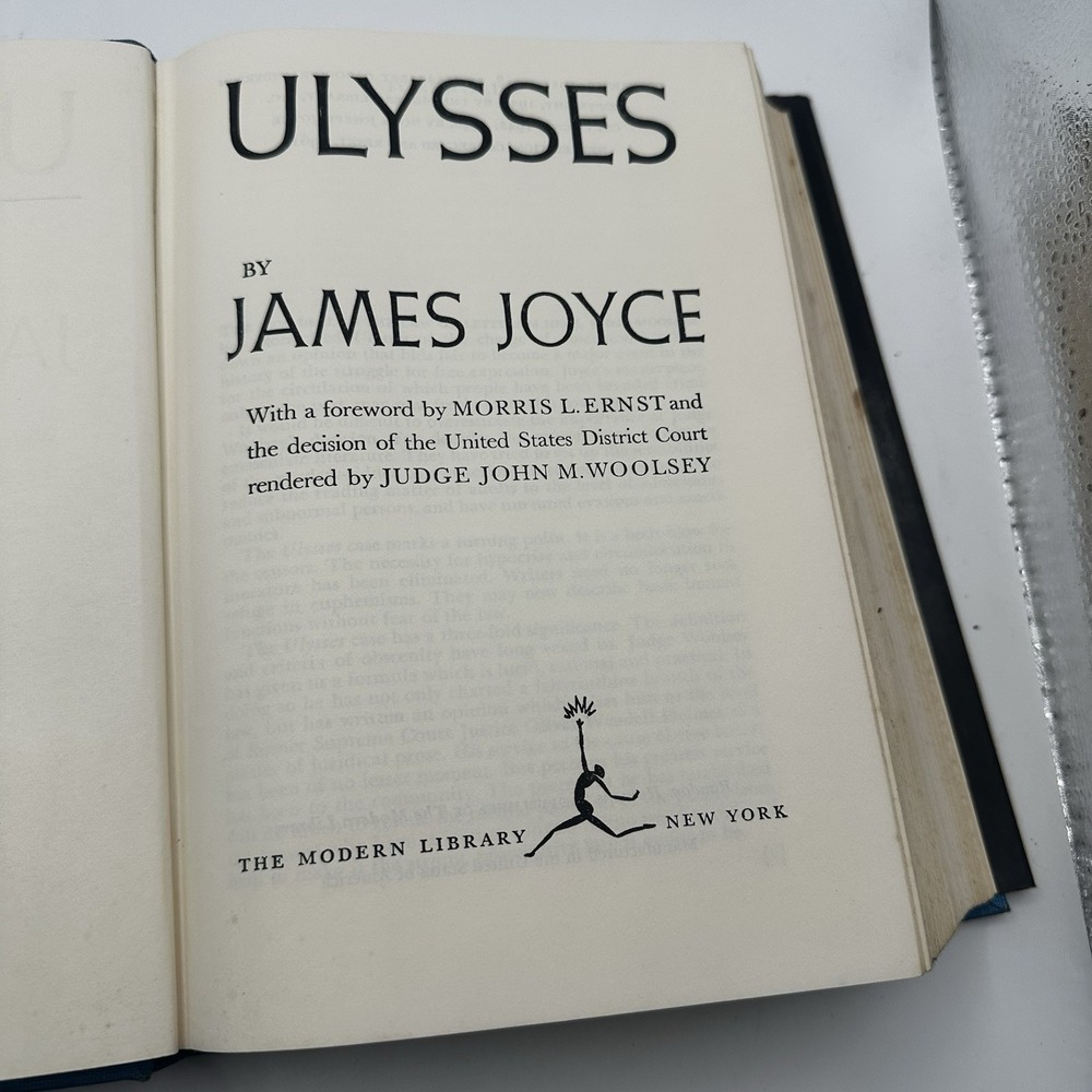 Ulysses James Joyce Vintage Modern Library HCDJ 1961 - Picture 14 of 16